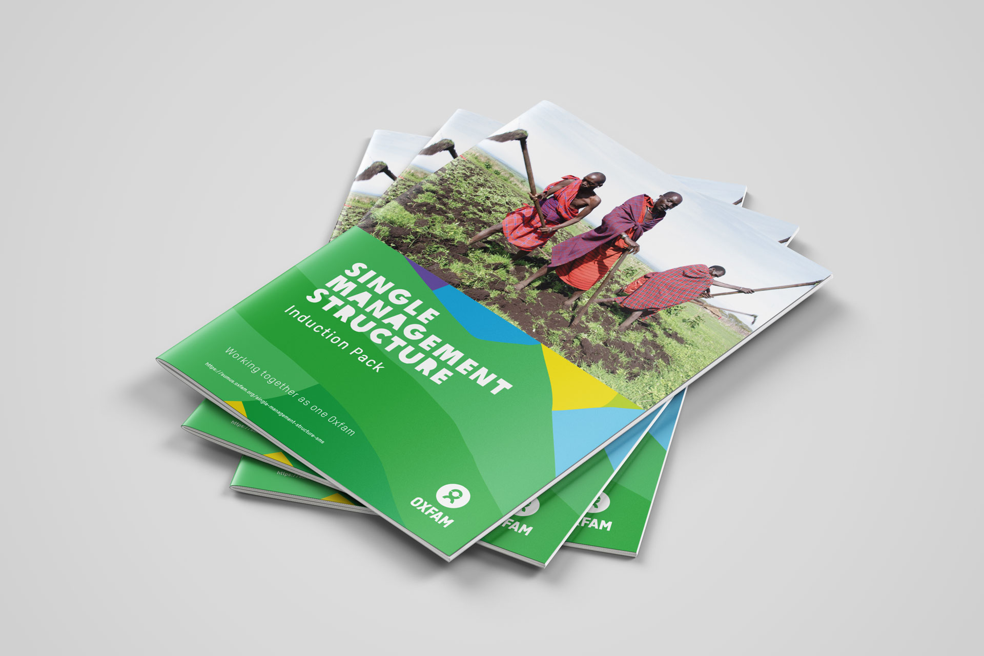Oxfam SMS brochure cover